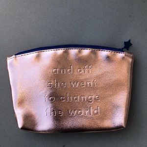 Ipsy Motivational Quote Cosmetic Bag